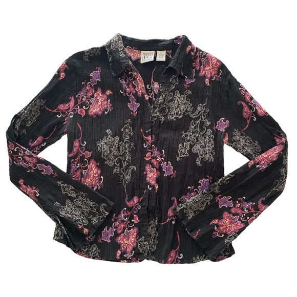 Vintage Tops - Vintage Y2K Paisley Blouse